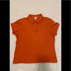 Lilly Pulitzer White Label Polo Top EUC Size Large